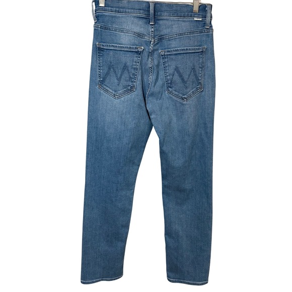 Mother High Waisted Hiker Hover Jeans in Across the Finnish Line Size 26 - Picture 6 of 14